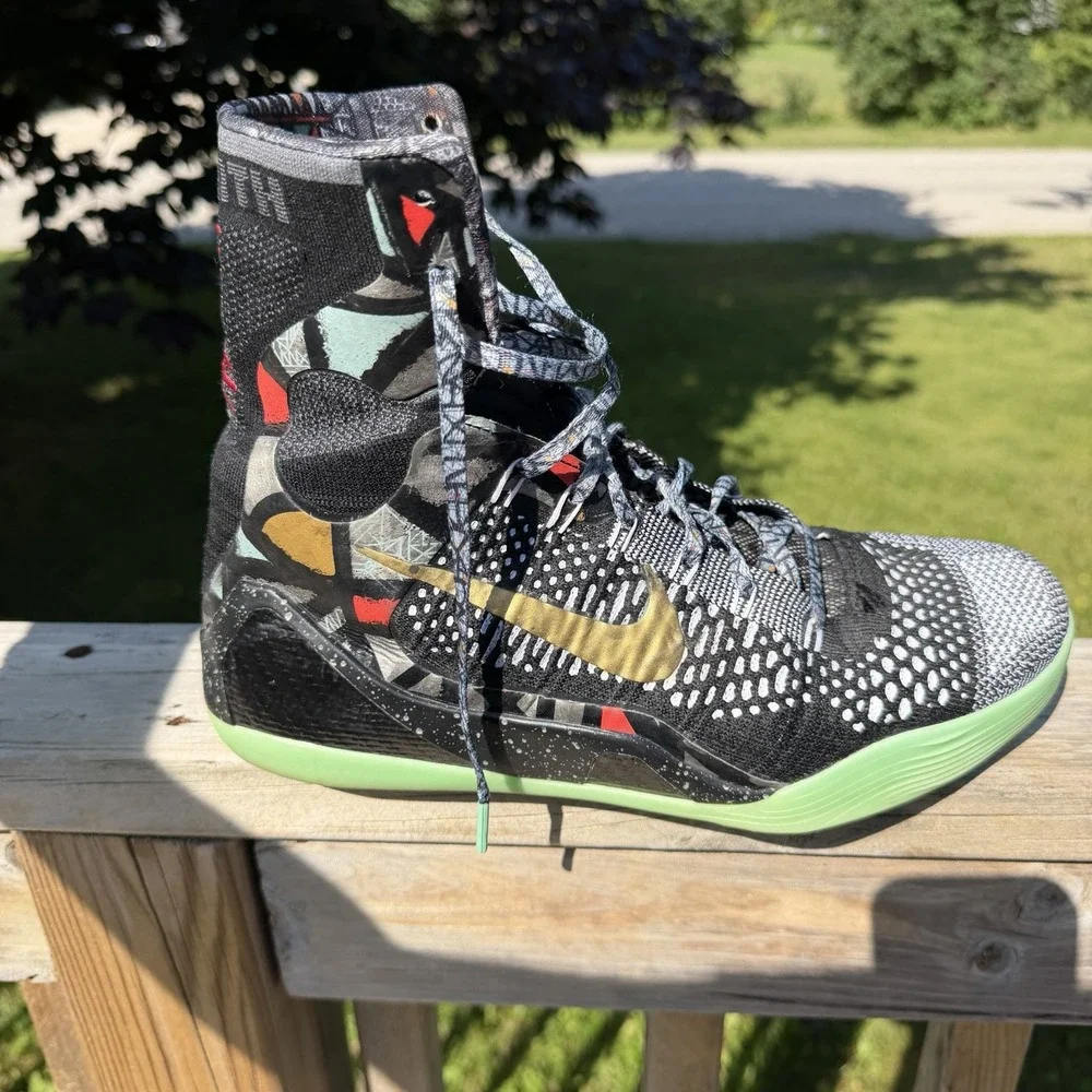 Nike Kobe 9 IX Elite Masterpiece 2014 Flyknit 630847-001 Men's Size 9.5 OG